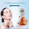 4-in-1 Electric Waterproof Facial Cleansing Brush for Deep Cleaning & Blackhead Removal