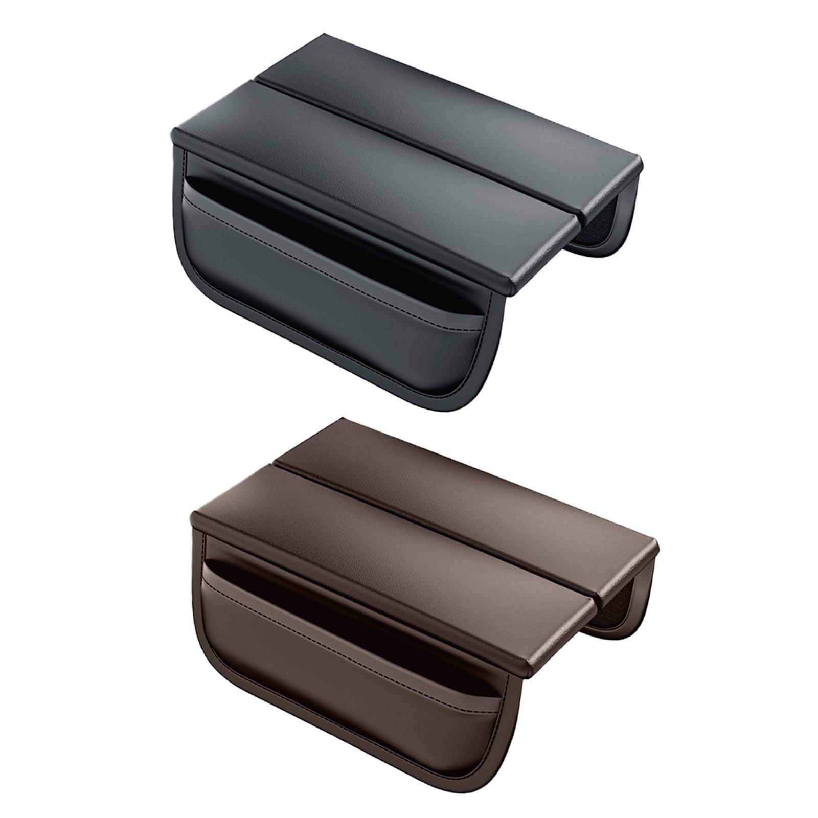 

Car Armrest Cushion Pad PU Leather Center Console Box Mat Universal for Auto Seat Comfort and Clean Interior чёрный