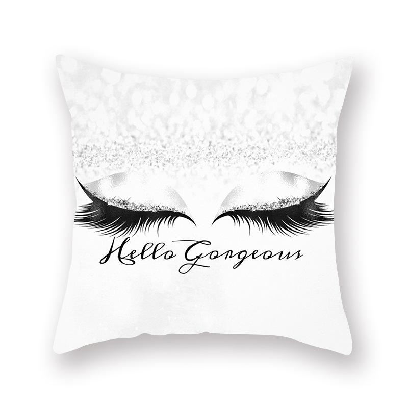 Ins Wimper Pfirsich Samt Kissenbezug Kissen Schlaf Taillenkissen Kissenbezug Zuhause