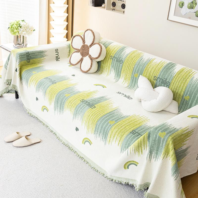 

INS стиль Chenille Wish диванное полотенце утолщенный чехол для дивана с защитой от царапин универсальный универсальный чехол нескользящее одеяло для дивана 180*130cm
