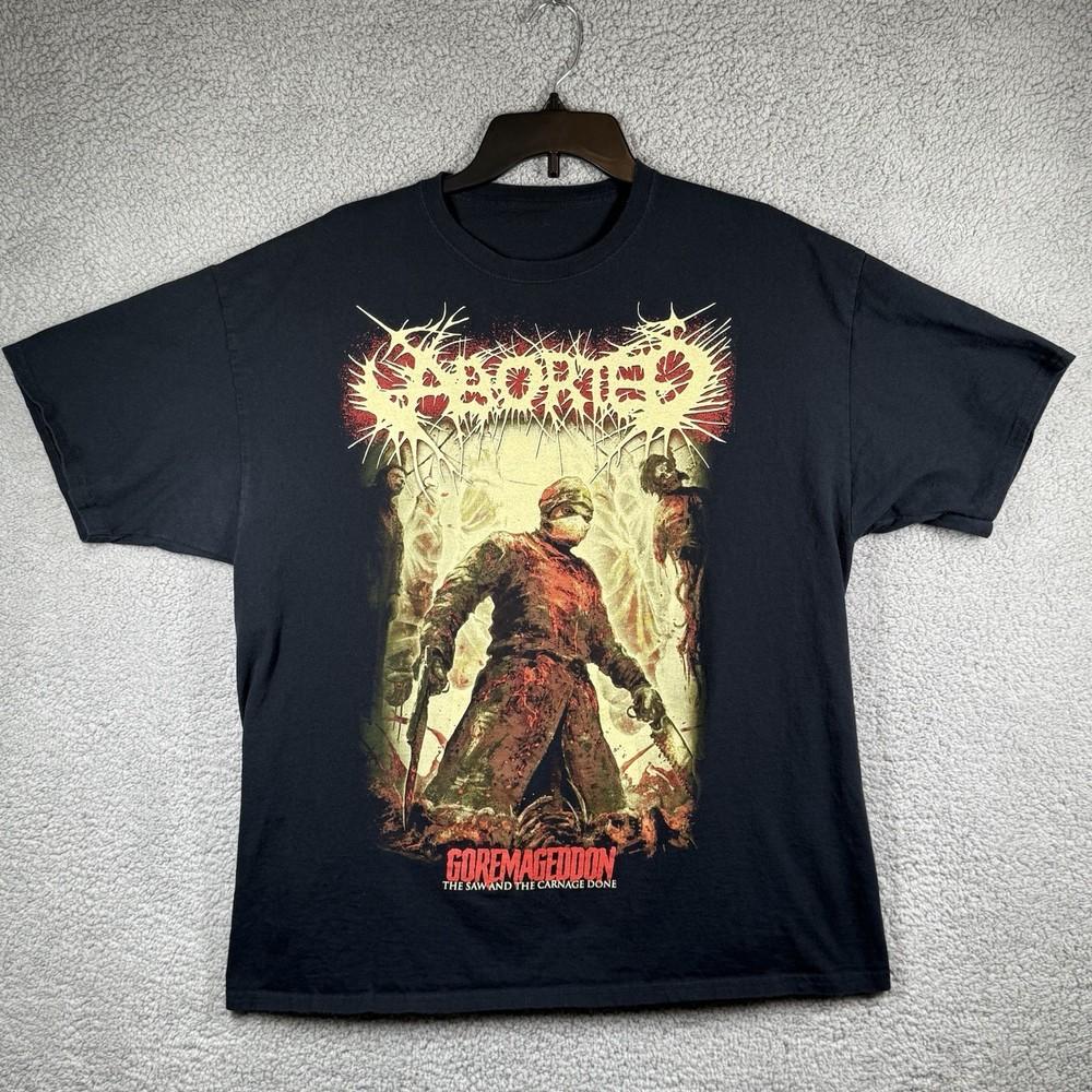 

Vintage Aborted Band Goremageddon T-shirt All Size S to 5XL IL849 Unisex T-Shirt XL