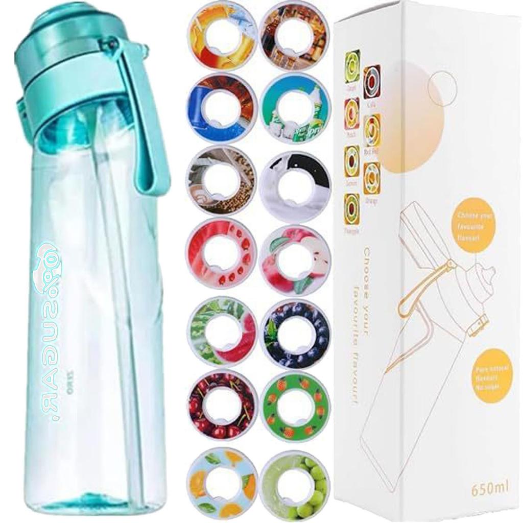 650ml Sports Water Bottle With Capsules In 14 , Material Is Not Afraid Of High Temperatures, And The Natural Fruit Makes Drinking Water Safe