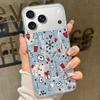 Mini Christmas Trees Printing Case For iPhone Air 17 16e 16 15 14 Pro Max 13 17 Pro Max ShockProof TPU Hybrid Hard Phone Cover