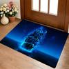 Blue Ship Living Room Nonslip Area Rug Soft Carpet For Bedroom Game Playroom Sofa Office Home Decor Doormat Christmas Gift C929121