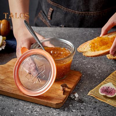 350/800 ml glazen voedselopslagpot met deksel suikerthee verzegelde container stapelbaar hittebestendig luchtdicht keukenkoffie