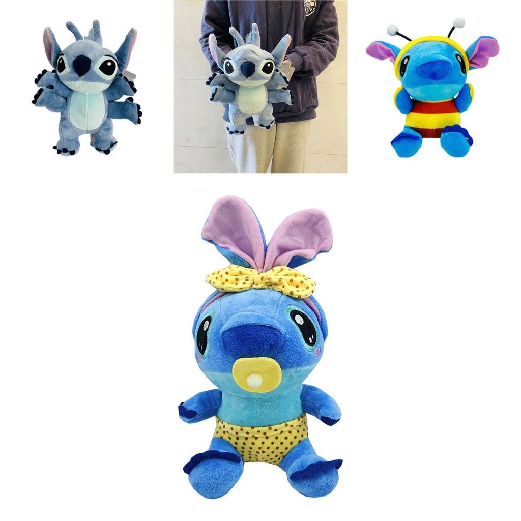Morbido Peluche Giocattolo Bambola Lilo Stitch Regalo di Natale Compleanno per Bambini 25cm