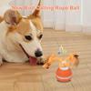 Interactive Dog Toys USB Rechargeable Motion Activated Dog Ball with Rope Automatic Dog Ball for Medium Small Dogs Puppy