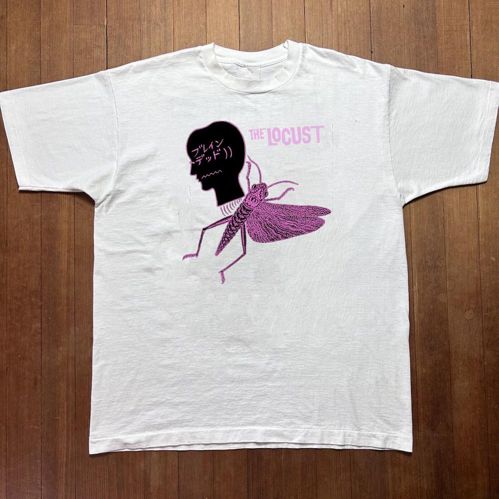 Белая футболка Locust Gift For Fans Хлопок Все размеры Унисекс M