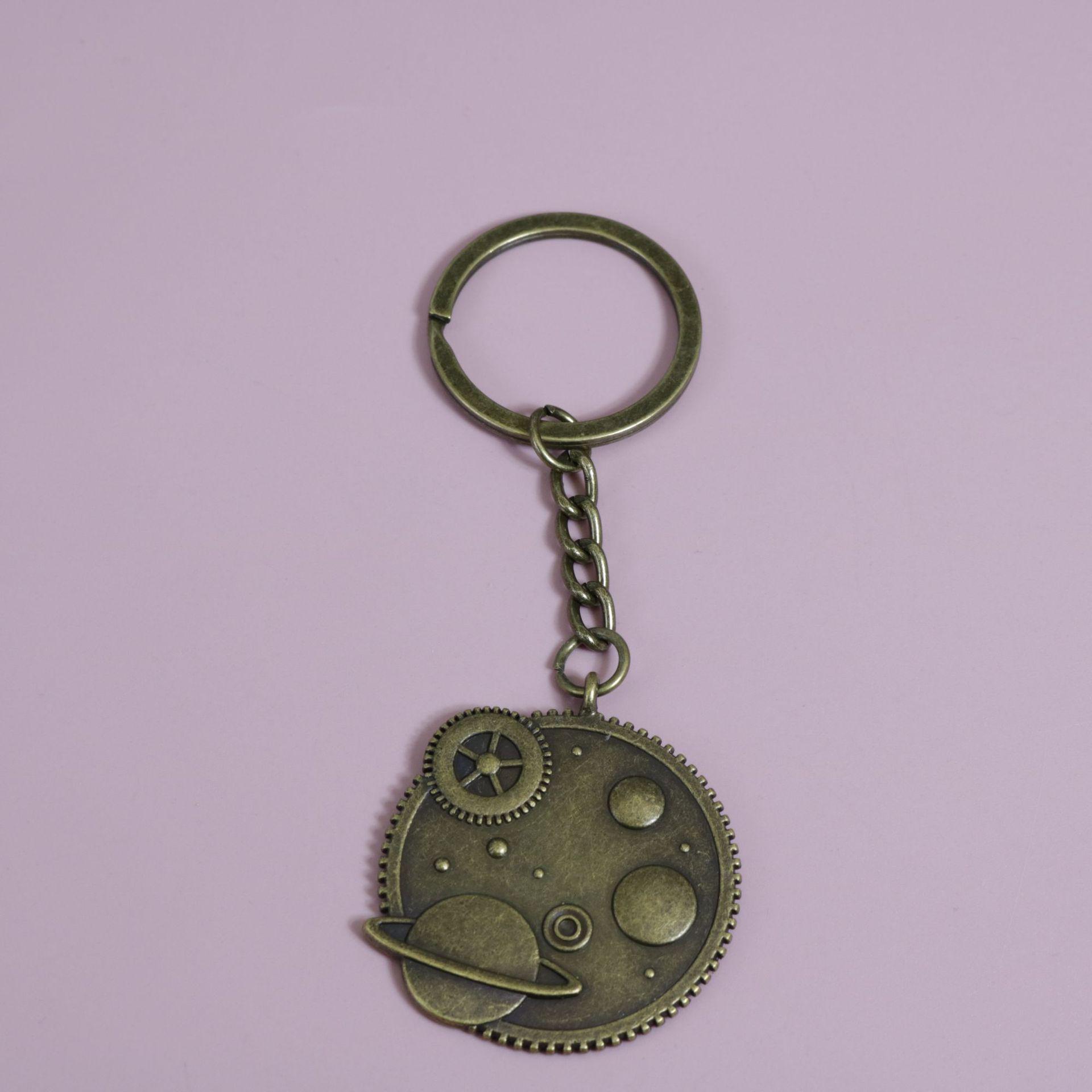 Hot Selling Simple Gear Keychain Pendant