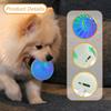 Interactive Dog Ball Toy Moving Ball, USB Rechargeable with Colorful Light Pet Automatic Rolling