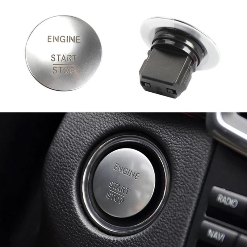 Push Start Button Keyless Engine Start Stop Button for Mercedes W176, W246, C204