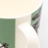 Moomin Arabia Classic Loving Care 280ml Capacity [Official Import] Mug, Green, Approx.