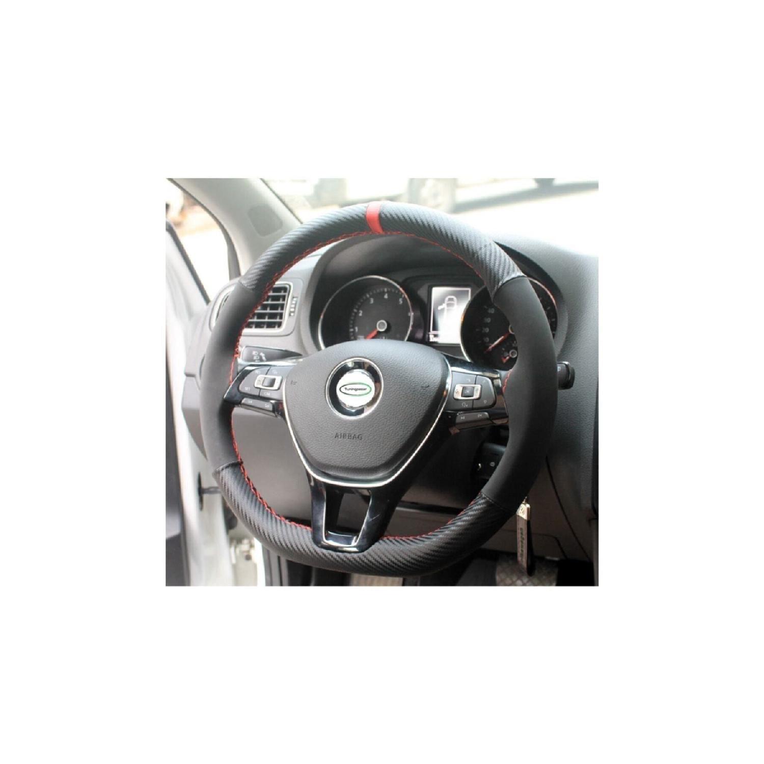 

Алькантара с кольцами — карбоновая модель, прошитый чехол на рулевое колесо автомобиля