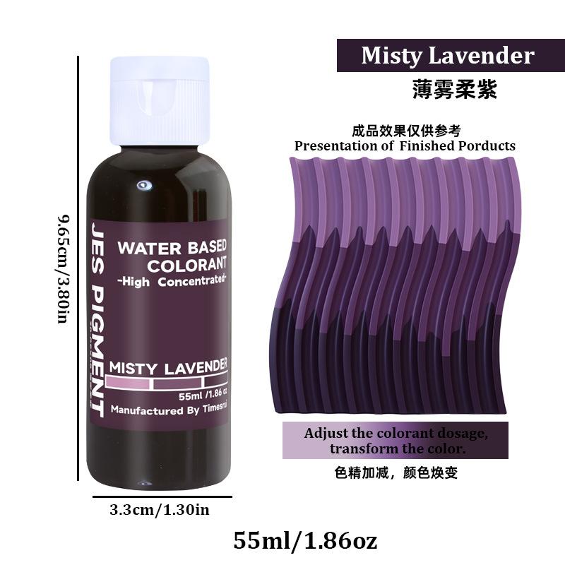 55ml Hochkonzentrierter Wasserbasierter Farbstoff Gips Harz Färbefarben OEM Farbpaste Harzpigment Formen