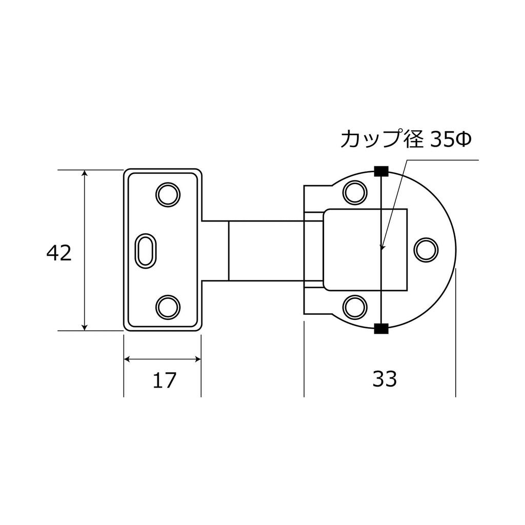 Waki Sangyo if-018 Angle Hinge, K GB, 0.9 x 0.8 inches (24 x 20 mm), Kitchen, Entryway, Cupboard