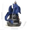LED Dragon Waterfall Backflow Incense Burner Pterosaur Home Decor Ceramic Handicrafts With Lucky Feng Shui Ball -Without Incense