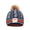 Childrens/Kids Badge Pom Pom Beanie