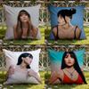 Singer A-Aitana Ocana Cushion Cover Home & Car Dual-Scene Pillow Cover: Reversible for Premium Comfort