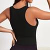 Women's Low Neck Sports  Vest Fitness Top Sleeveless Yoga Suit Top Sleeveless Yoga Suit Top