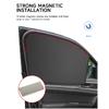 Car Side Window Sun Shade Magnetic UV Blocking Car Curtain Summer Anti-Glare Sun Protection Auto Sunshade for Personal
