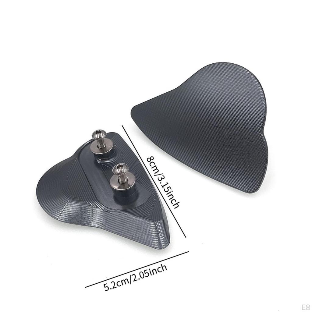 2 -piece Mirror Lock Plates Replace The Reliable Assembly Cover of Hole Parapara