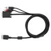 VGA High Definition Cable with Adapter Audio Conversion Cable for Sega Dreamcast DC