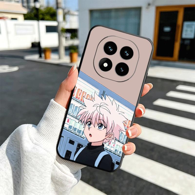 Hunter X-Hunters Cute Soft Phone Case for Xiaomi Redmi Note 12 13 14 15 Pro Plus 11 12S 11S 11T 10 4G Black Cover Back Shell