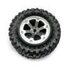 4PCS RC Military Truck 70mm Beadlock Wheel Tires & Rims Heavy Bearing Spare Part of MN90/91 FY001/002 1:12 Model for Car