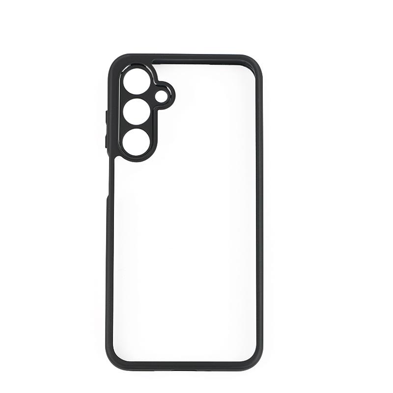 

For Samsung Galaxy M35 Case Samsung Galaxy M35 Cover Luxury Clear PC + TPU Shockproof Silicone Phone Cover Samsung Galaxy M35 For Galaxy M35 чёрный