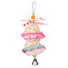 Cake Bird Foraging Toy Edible Soft Boredom Relief Parrot Shredding Chewing Toy for Cockatiel Budgie