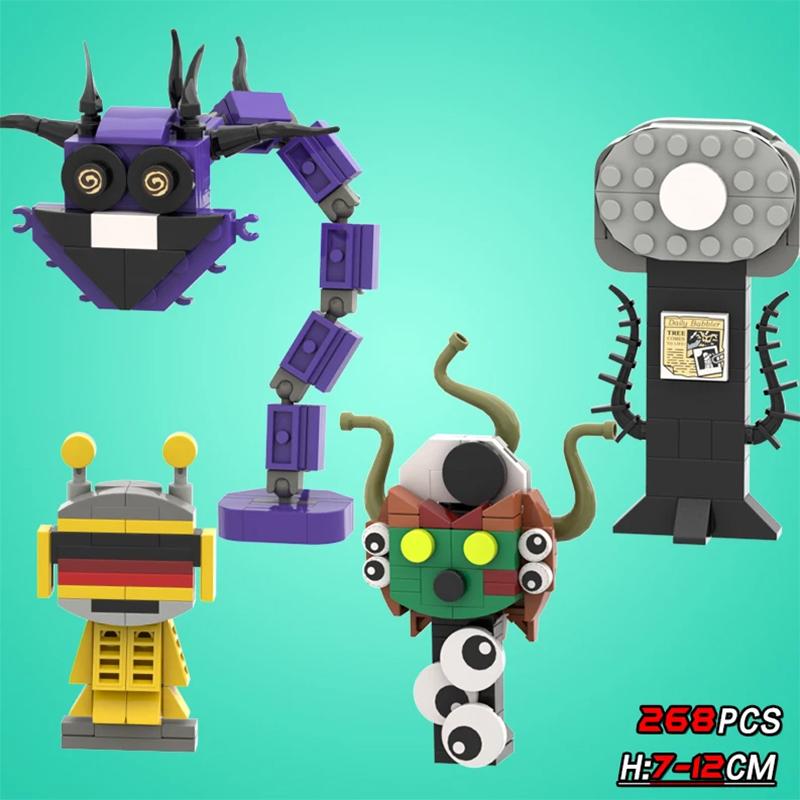 New I Sprunki Figures Building Blocks Dark Horror Sprunki Toy Set Simon Wenda Figure Construction Toy Xmas Easter Gift