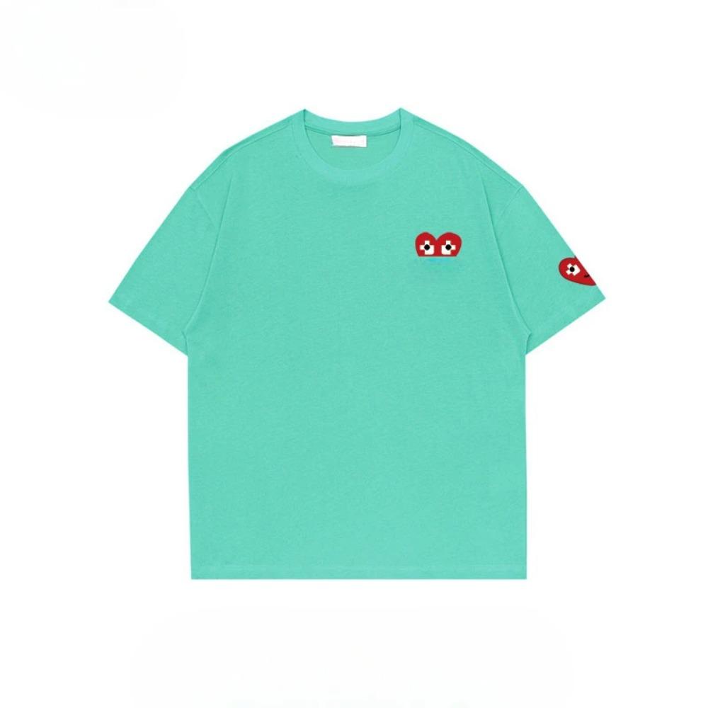 

Высококачественная модная футболка с коротким рукавом для мужчин, удобный летний свитер с круглым вырезом 2025 года, топ унисекс для пары XXXL