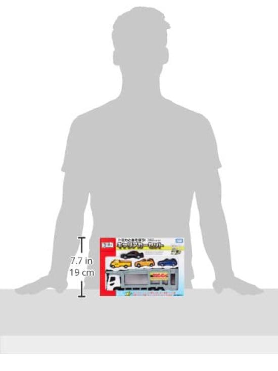 TAKARA TOMY Play with Carrier Miniature Car Toy for Ages 3 and Meets Toy Safety Standards and ST Mark Certified "Tomica Gift Tomica! Set" Up,