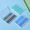 20 Stück Zahnseide Hygiene Dental Silikon Interdentalbürste Zahnstocher Dental Schönheit Gesundheit Zähne Reinigung Dentalbedarf