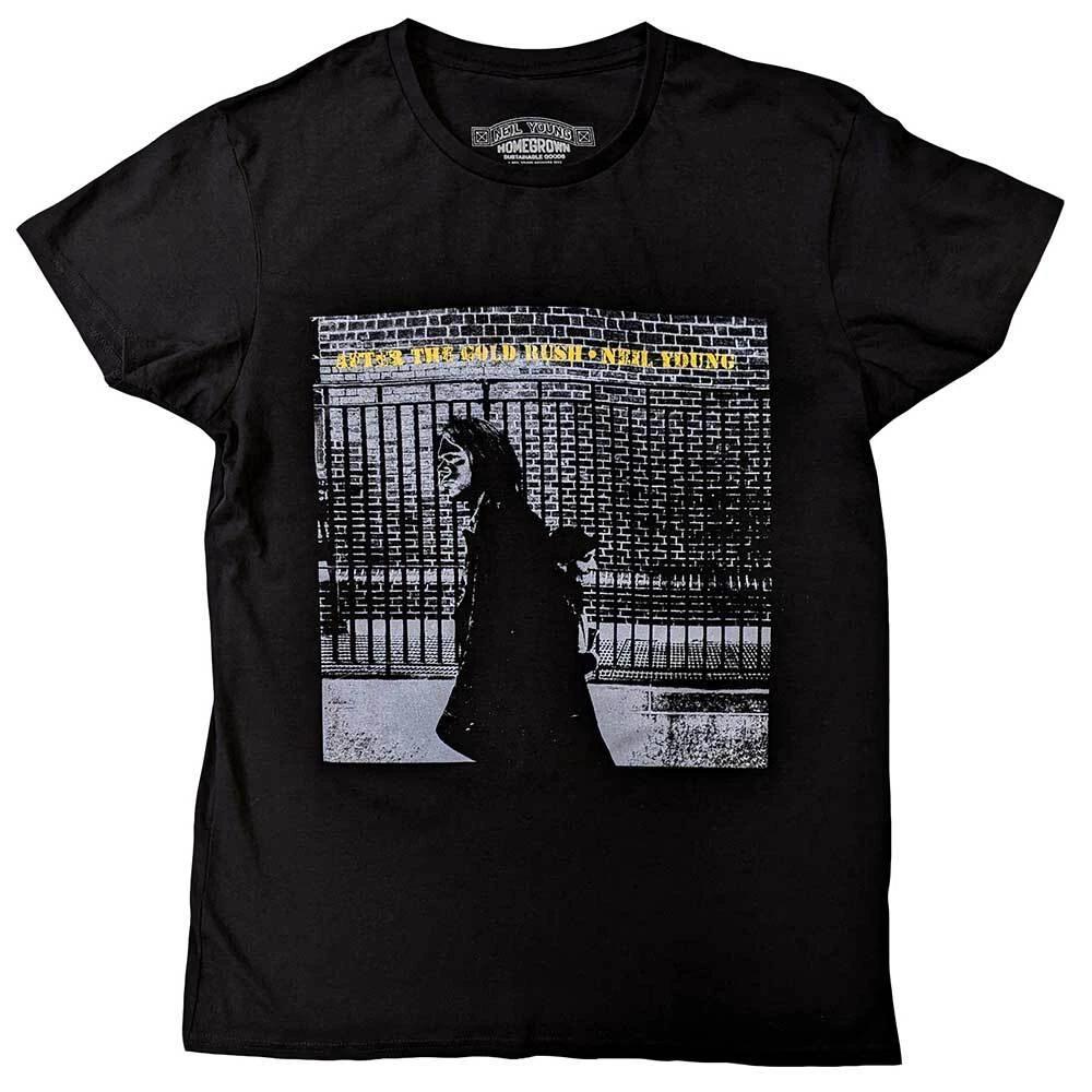 Neil Young Unisex T-Shirt: After The Gold Rush (Embellished) (Small) 4XL