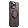 SUTENI G3 For iPhone 14 Pro Max Magnetic Case Rotating Ring Kickstand Jeans Texture PU TPU Phone Back Cover