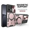 Slide Camera Magnetic Case For Xiaomi Note 13 10 11 Pro Plus 12S 11S 9T 9 Shockproof Matte Cases Redmi 13C 12C 12 10C