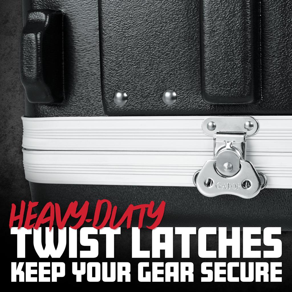 GATOR Rack Case Leichtgewicht PE Standard Geformte Rack Case Serie Größe 6HE/Kurz GR-6S (Schrauben/Unterlegscheiben enthalten) []