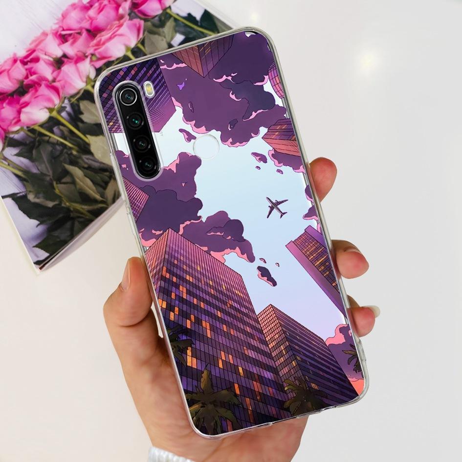 For Xiaomi Redmi Note 8 Case Cute Cartoon Soft Silicone Phone Cases For Xiaomi Redmi Note 8T 8 t Cover On Redmi Note8 Back Coque