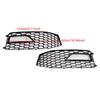 2PCS Bumper Fog Light Lamp Cover Grille Grill Fit A4 S-line S4 2013-2015
