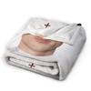 Jacob Elordi Actor Photo Collage Blanket Quality Soft  Bedding Throws Winter Plane Travel Bedroom Novelty Bedspread