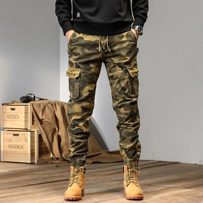 Functional Overalls Men's Casual Loose Camouflage Pants Straight Trendy Brand Trousers Men's High-end Men's Clothing