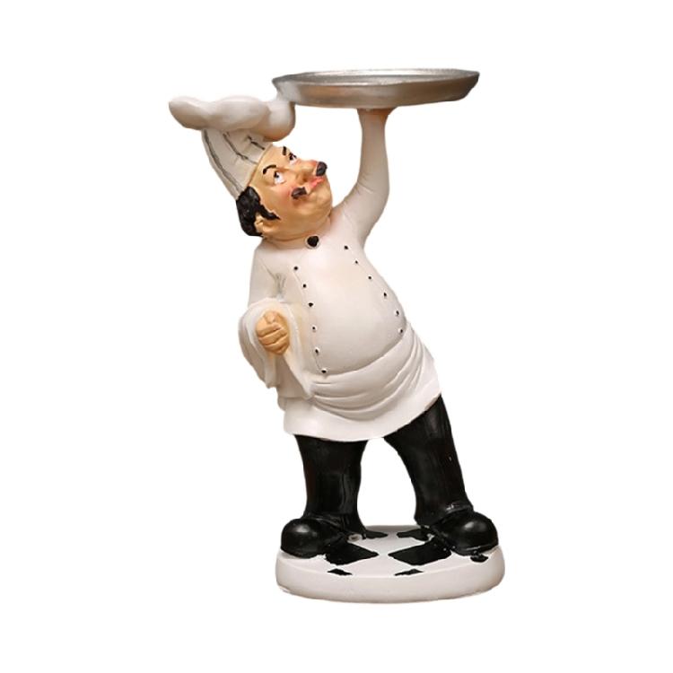Funny Chefs Decorative Statue Resin Home Countertops Table Decoration for Farmhouse Home Decors & Kitchen Decorations