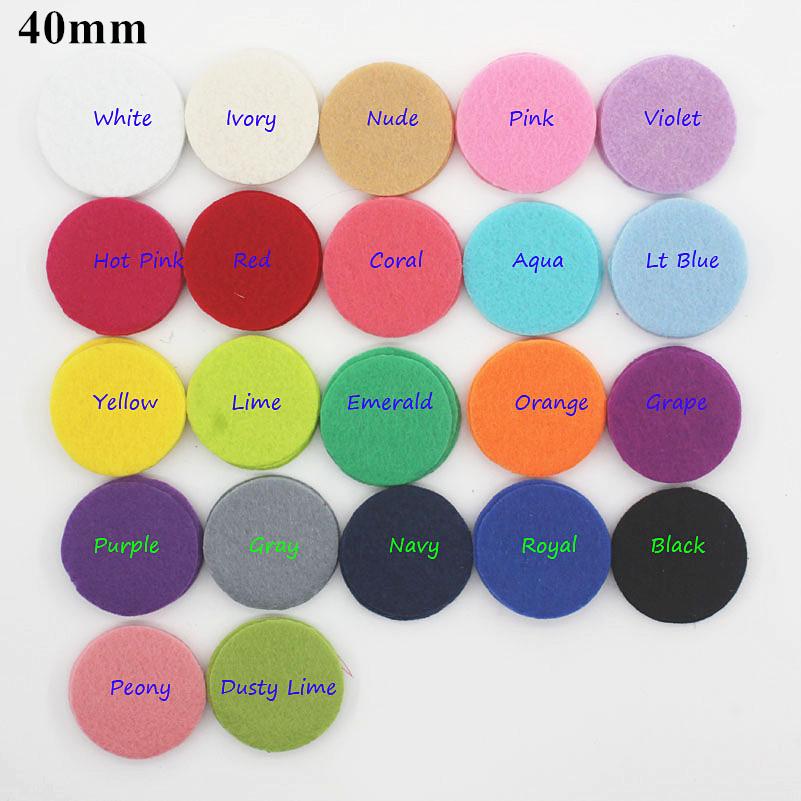 

200 шт. 40/45/50 мм Кольорові круглі повстяні підкладки з нетканого матеріалу, вирубані аплікації для DIY рукоділля, підкладка для квітів, аксесуари для волосся