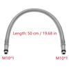 40/50/56/60cm M10*1 Furtun Robinet Tub Flexibil Împletit din Oțel Inoxidabil 304 Furtun de Înlocuire pentru Robinet Chiuvetă Bucătărie Furtun Flexibil Apă Rece