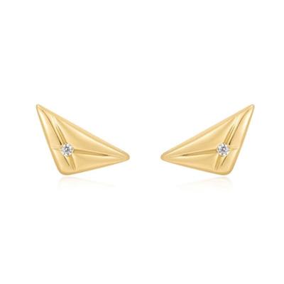 ANIA HAIE Boucles d'oreilles puces Triangle Kiss Argent 925 E059-05G