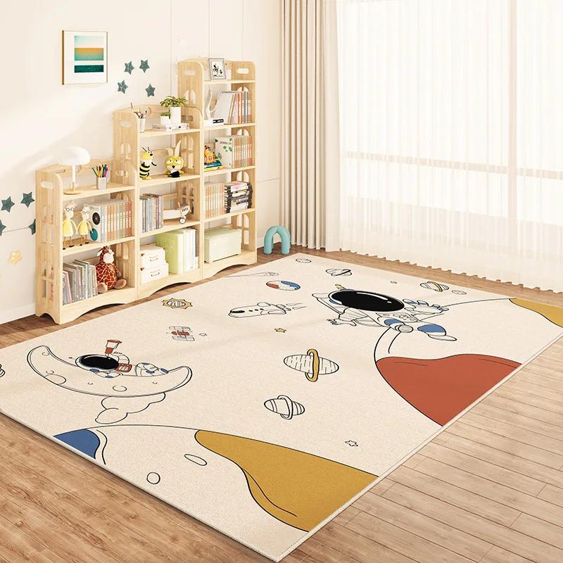 Cartoon Living Room Rug Children's Room Bedroom Soundproof Floor Mat Crawl Mat Play Mat Non-Slip Carpet Home Decor