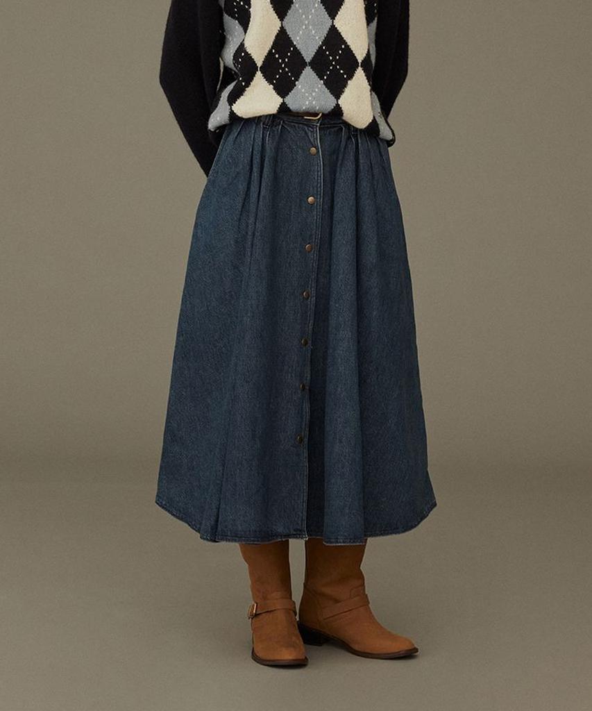 Howaseu Denim Skirt (Blue)