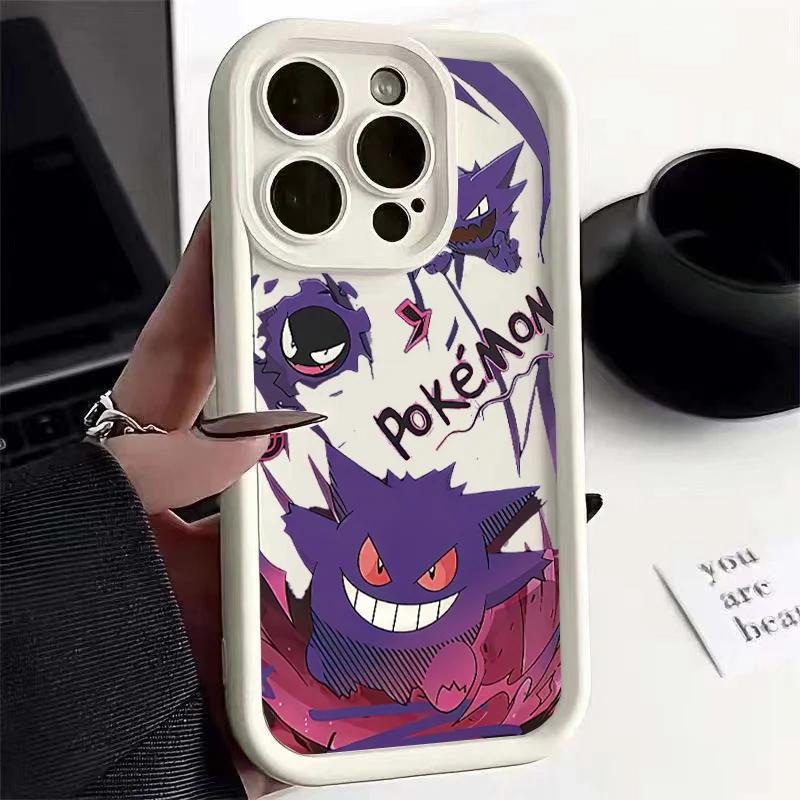 Gengar Minimalist Silicone Case For Xiaomi Redmi 15C 15 13 12 10 14C 13C 12C 10C A5 A3 Note 14 Pro 5G 12 13 Pro Plus 12S Cover