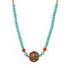 Vintage Tibetan Nepalese bead necklace woven collarbone chain women's summer simple neck chain accessories